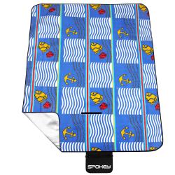 Spokey PICNIC AMBER Pikniková deka s popruhem 150 x 180 cm