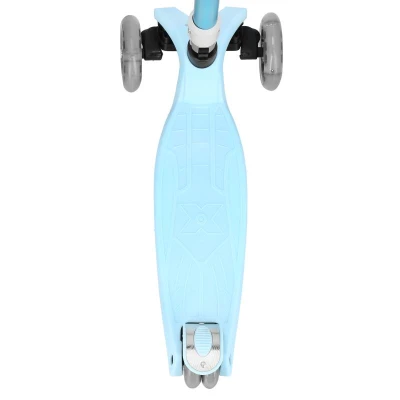 Spokey PLIER PRO Skládací tříkolka dětská se svítícími kolečky, modrá