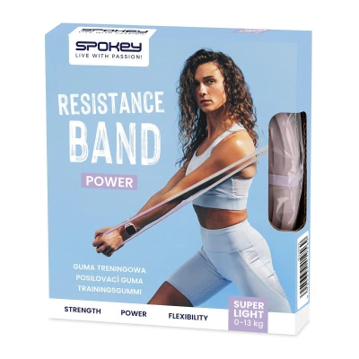 Spokey POWER X-LIGHT Posilovací guma, odpor 0-13 kg