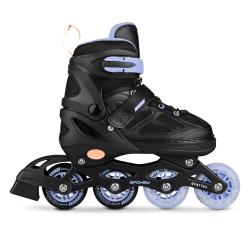 Spokey QUATTRO Brusle 4v1, černo-fialové
