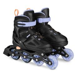 Spokey QUATTRO Brusle 4v1, černo-fialové