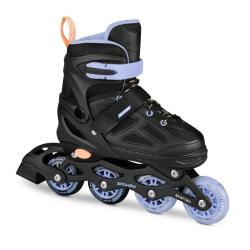 Spokey QUATTRO Brusle 4v1, černo-fialové POUZE EU 30-33 (VÝPRODEJ)