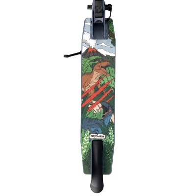 Spokey RIZZ Koloběžka, kolečka 145 mm, zelená