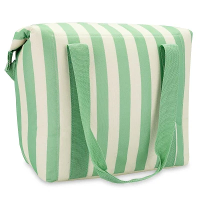 Spokey SAN REMO Termotaška, 28 l, zelené pruhy