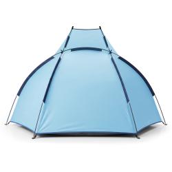 Spokey SEASHELL Plážový stan, 200 x 120 x 120 cm, modrý