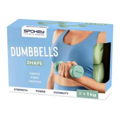 Spokey SHAPE Sada činek 2x 1 kg