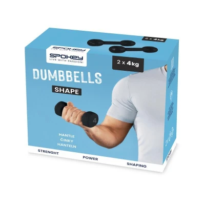 Spokey SHAPE Sada vinylových činek, 4 kg (VÝPRODEJ)