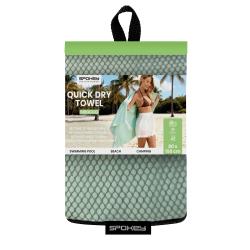 Spokey SIROCCO L Rychleschnoucí cestovní ručník, 50 x 120 cm, mintový