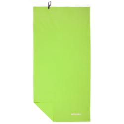 Spokey SIROCCO XL Rychleschnoucí ručník s odnímatelnou sponou, zelený, 80 x 150 cm