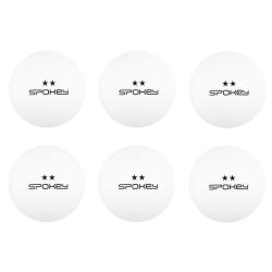 Spokey SKILLED ** Pingpongové míčky, 6 ks, bílé Spokey SKILLED ** Pingpongové míčky, 6 ks, bílé