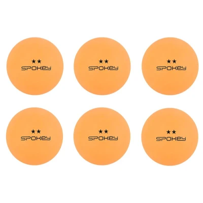 Spokey SKILLED ** oranžové pingpongové míčky, 6 ks