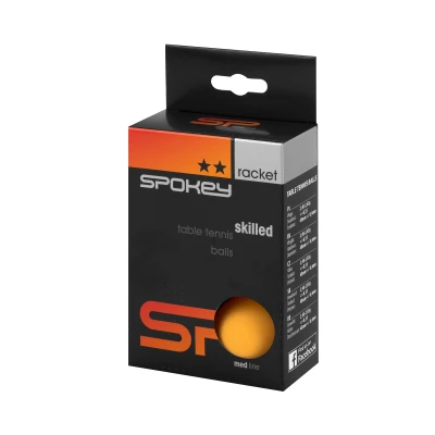 Spokey SKILLED ** oranžové pingpongové míčky, 6 ks