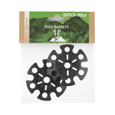 Spokey SNOW BASKET černé 85 mm talířky na hole