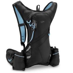 Spokey SPRINTER Sportovní, cyklistický a běžecký batoh, 5 l, černo-modrý