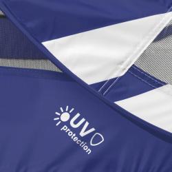 Spokey STRATUS Samorozkládací plážový stan, UV 40, 190 x 120 x 90 cm, modré pruhy (VÝPRODEJ)