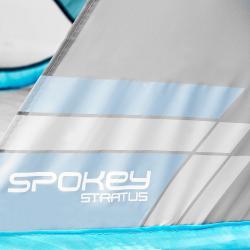 Spokey STRATUS Samorozkladací plážový stan, UV 40, 190 x 120 x 90 cm, tyrkysový