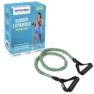 Spokey SUPRA TUBE Posilovací expandér s úchyty, 22,5 kg (VÝPRODEJ)