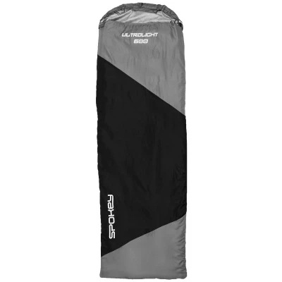 Spokey ULTRALIGHT 600 Spací pytel, 7°C, černo-šedý