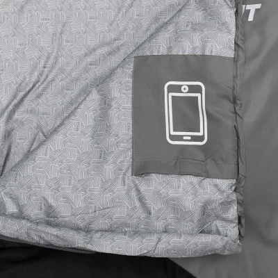 Spokey ULTRALIGHT 600 Spací pytel, 7°C, černo-šedý