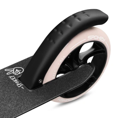 Spokey VACAY PRO Kolobežka s ručnou brzdou, kolieska 145 mm, ružová