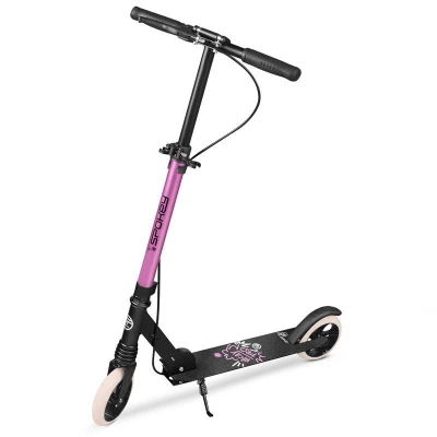Spokey VACAY PRO Koloběžka s ruční brzdou, kolečka 145 mm, růžová Spokey VACAY PRO Koloběžka s ruční brzdou, kolečka 145 mm, růžová