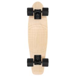 Spokey WOO-FISH Dřevěný pennyboard 56 x 15 cm, ABEC7, tmavě modrý