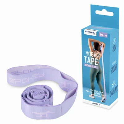 Spokey YOGA TAPE Pás na cvičení jógy, fialový