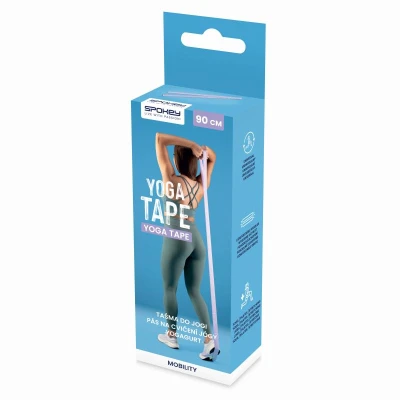 Spokey YOGA TAPE Pás na cvičení jógy, fialový