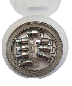 Spona had. pás BSF 8mm/ 3m + 8 zámků W2B Spona had. pás BSF 8mm/ 3m + 8 zámků W2B
