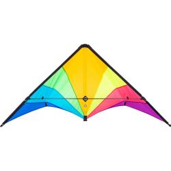 Športový drak Delta Hawk Neon Rainbow 72 x 146
