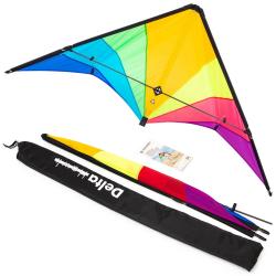 Sportovní drak Delta Hawk Neon Rainbow 72 x 146