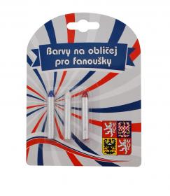 SportTeam Farby na tvár ČR 4 ceruzky SportTeam Farby na tvár ČR 4 ceruzky