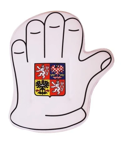 SPORTTEAM fanouškovská rukavice velká ČR