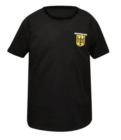 SPORTTEAM Německo černé pánské fanouškovské triko UNI