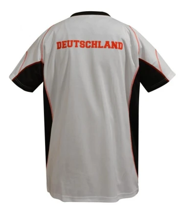 SPORTTEAM Německo 1 bílo-černý fanouškovský fotbalový dres