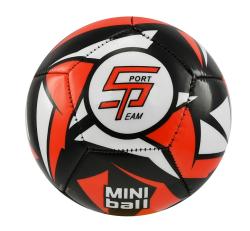 SPORTTEAM Futbalová lopta miniball S2 čierno-červená SPORTTEAM Futbalová lopta miniball S2 čierno-červená