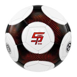 SPORTTEAM Futbalová lopta S2 veľ.5 čierno-červená SPORTTEAM Futbalová lopta S2 veľ.5 čierno-červená