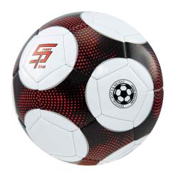 SPORTTEAM Fotbalový míč S2 vel.5 černo-červený