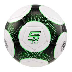 SPORTTEAM Futbalová lopta S2 vel.5 čierno-zelená SPORTTEAM Futbalová lopta S2 vel.5 čierno-zelená