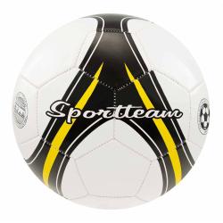 SPORTTEAM Futbalová lopta S2 veľ.5 čierno-žltý SPORTTEAM Futbalová lopta S2 veľ.5 čierno-žltý