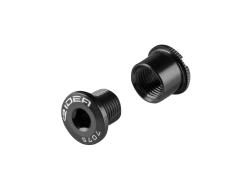 RIDEA Šrouby R8 pro montáž převodníků, Al, černé