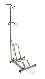 STABILUS Stojan VERTICAL na vystavenie bicykla, sivý