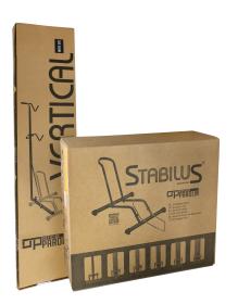 STABILUS Stojan VERTICAL na vystavenie bicykla, sivý