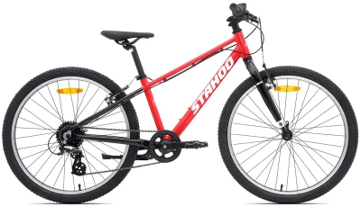 Stahoo Bryk Ultralight červeno-černé 24" dětské horské kolo