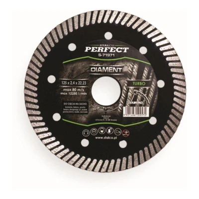 Stalco Kotouč diamantový 125mm TURBO Stalco Kotouč diamantový 125mm TURBO