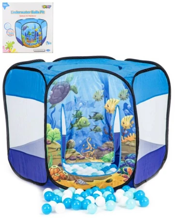 Stan podmořský svět 90x70x90cm baby herní set s míčky 100ks Stan podmořský svět 90x70x90cm baby herní set s míčky 100ks