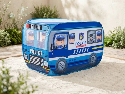 Stan policie látkový klučičí policejní auto v tašce