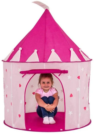 Stan princeznovský hrad 105x125x105cm růžový holčičí