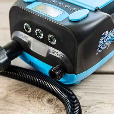 STAR 9+ 12V 20 PSI s baterií elektrická pumpa na paddleboard