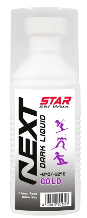 Star Ski Wax Next Sponge Race Wax DARK cold 100ml